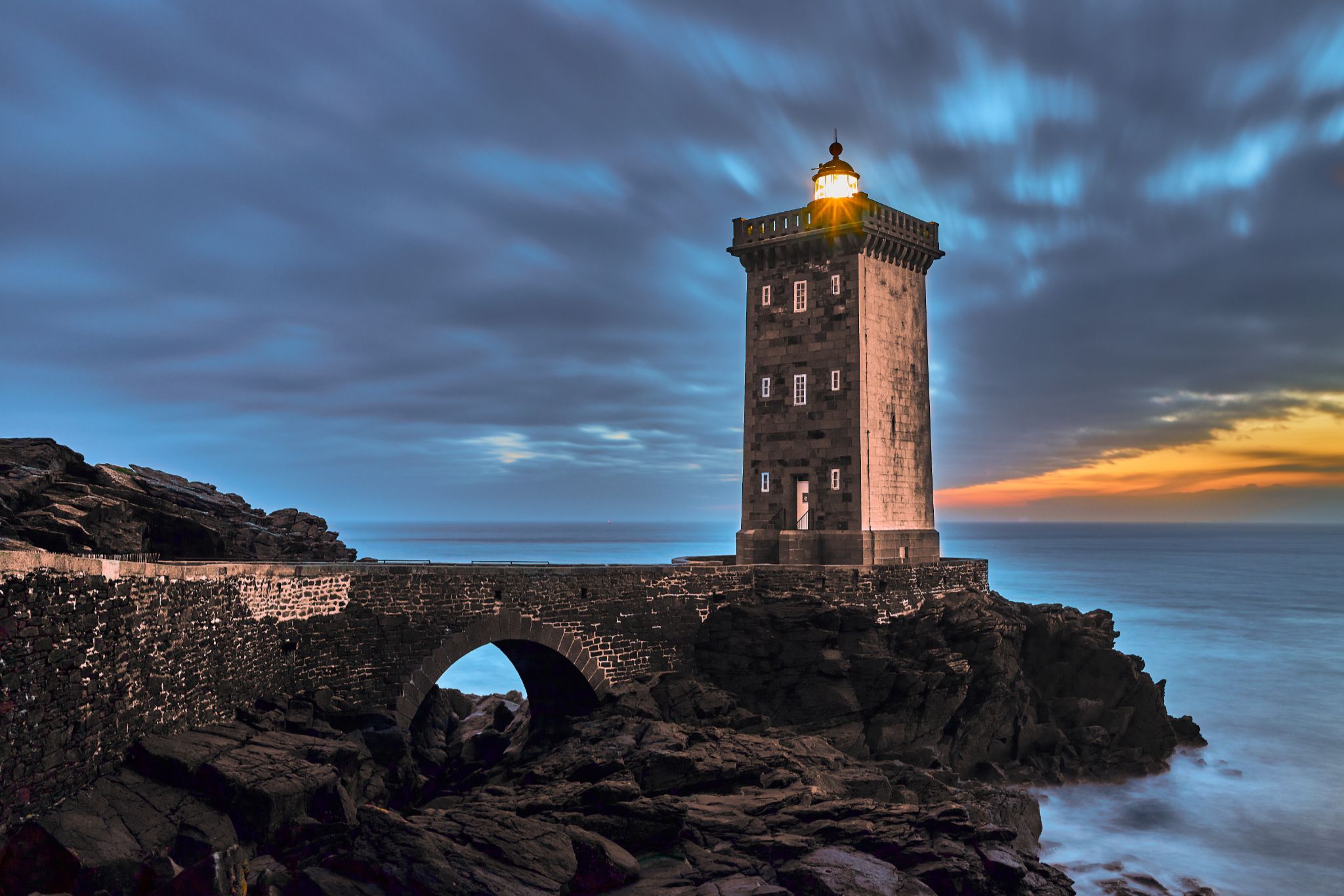 Phare de Kermorvan (lighthouse), France