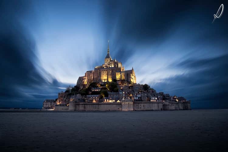 Mont Saint-Michel sunset