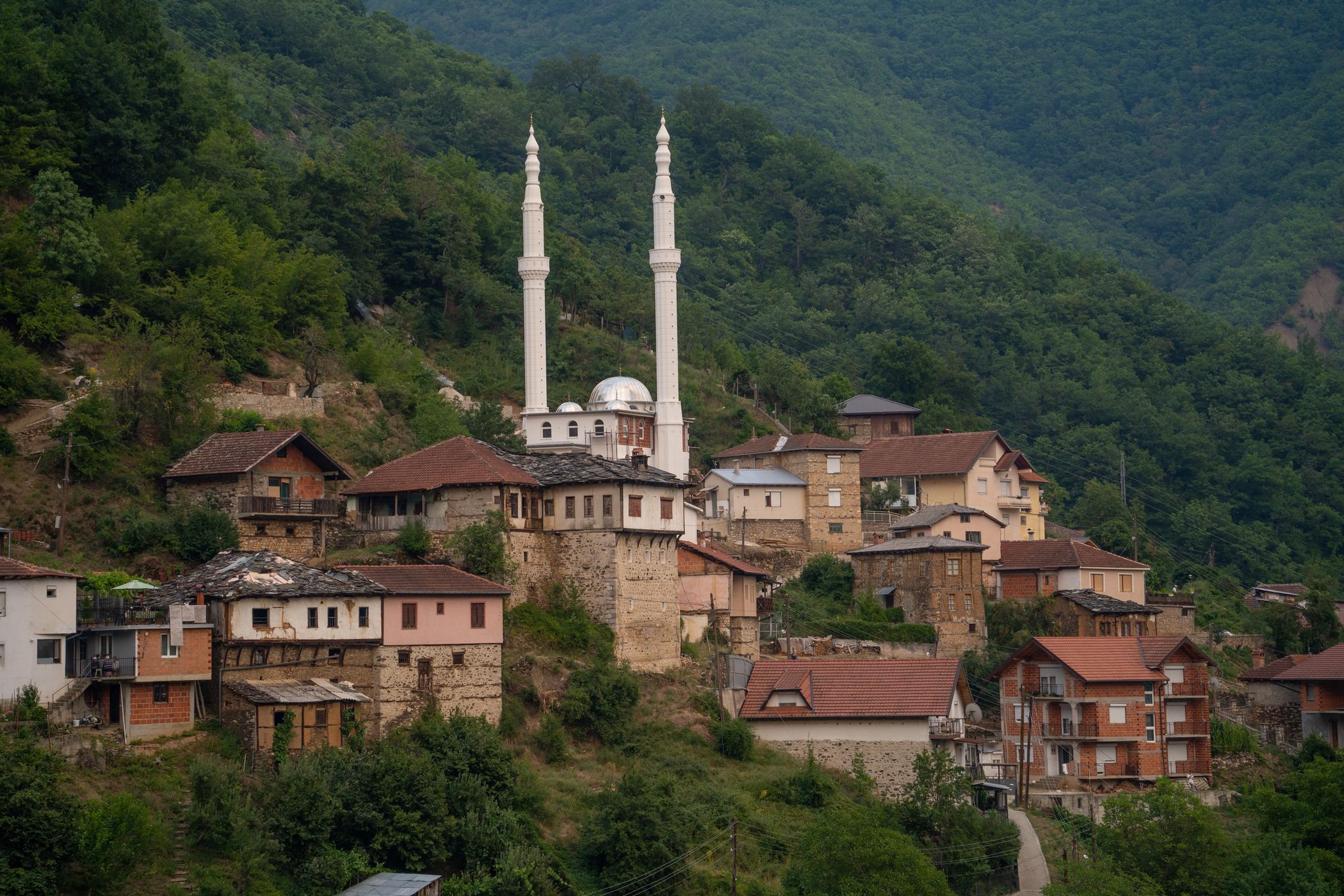 Mountain village view, Macedonia