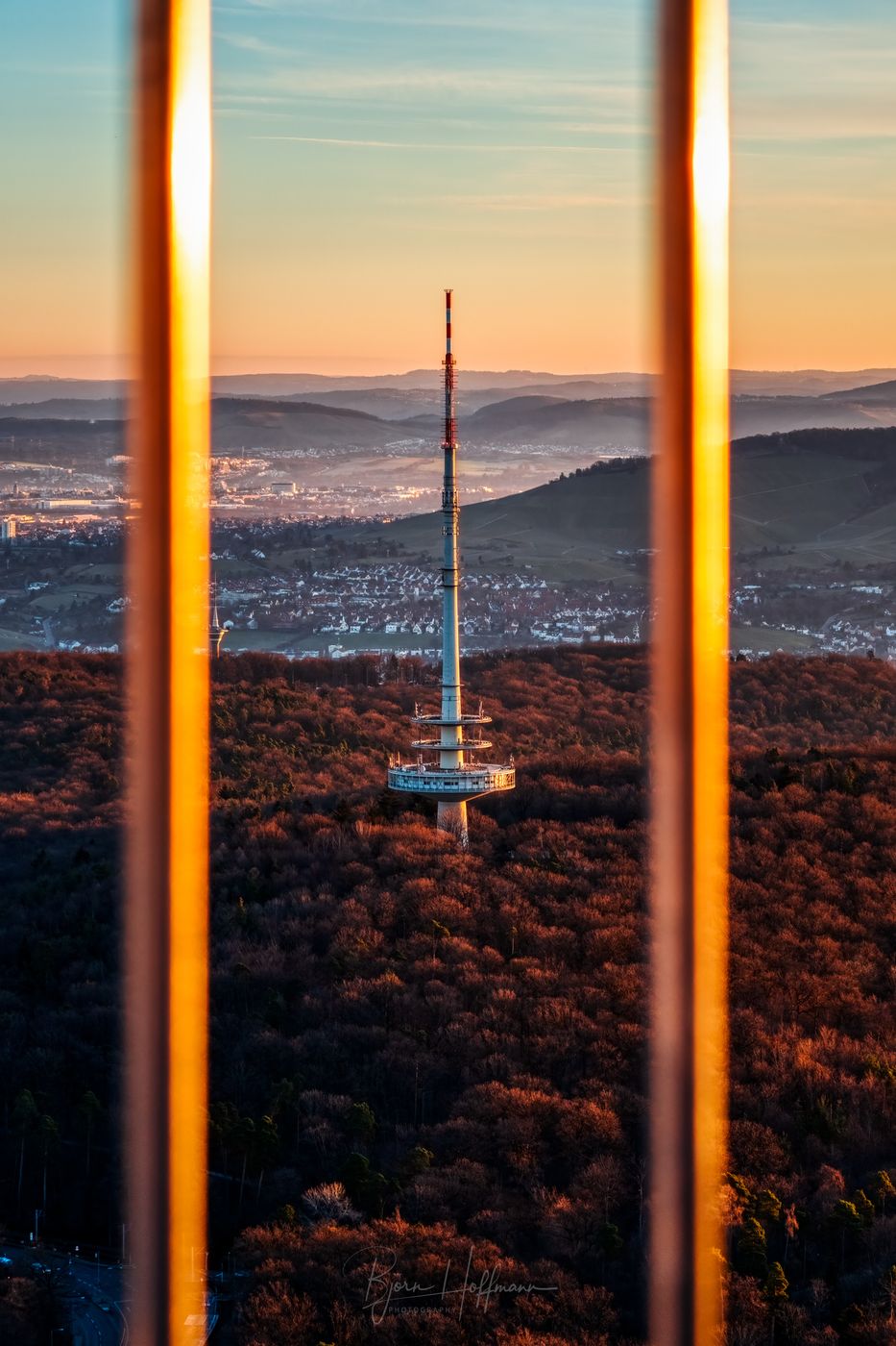 On Top of Stuttgarts TV Tower, Germany