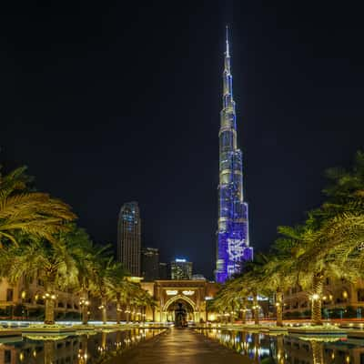 Palace Hotel with Burj Khalifa, United Arab Emirates