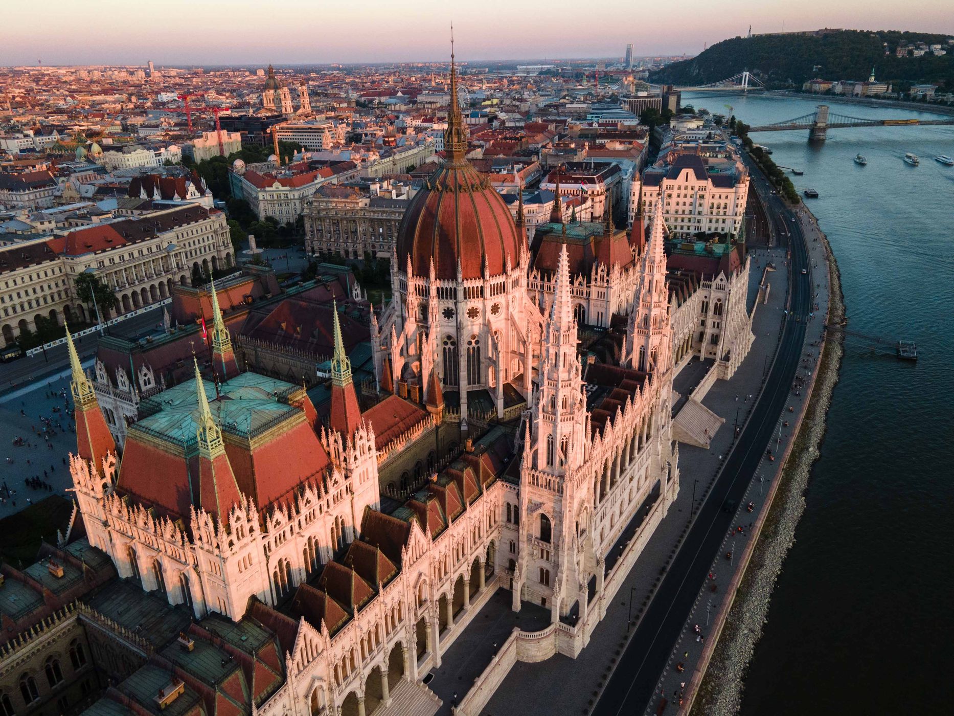 Hungarian Parliament, Budapest, Hungary