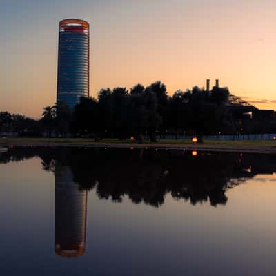 Ponds at Seville Museum of Contemporary Art, Spain