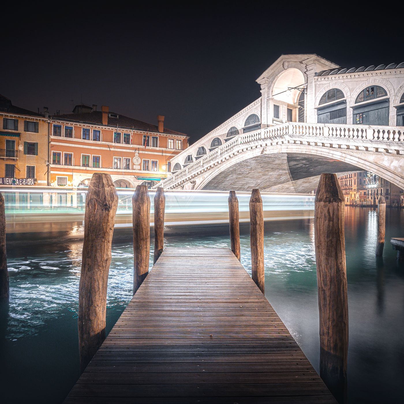 Rialto Bridge from the south, Venice, Italy