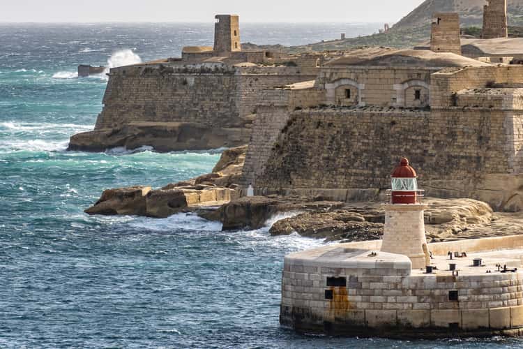 Ricasoli lighthouse and fort