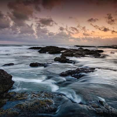 Rocks on Ahipara Beach, Ahipara, North Island, New Zealand