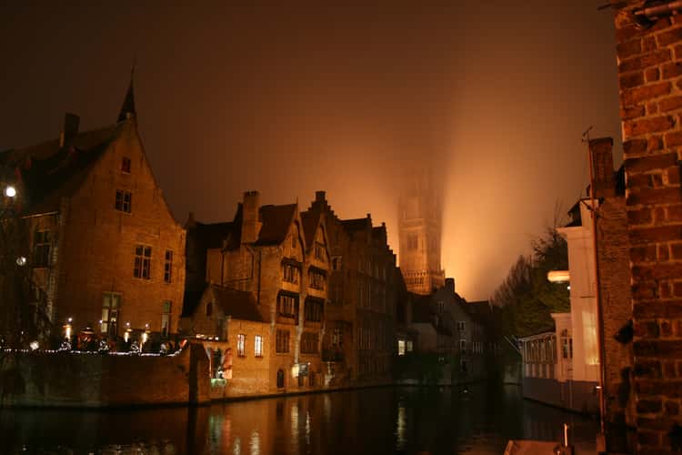 Typical view of Bruges