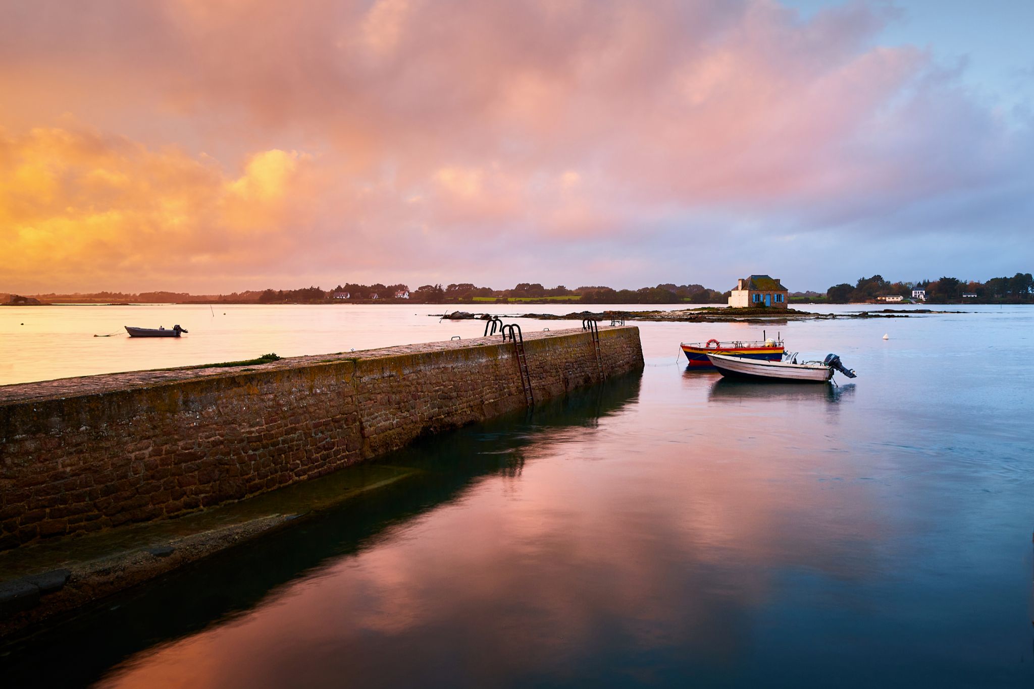 Saint-Cado fisher house, Bretagne, France