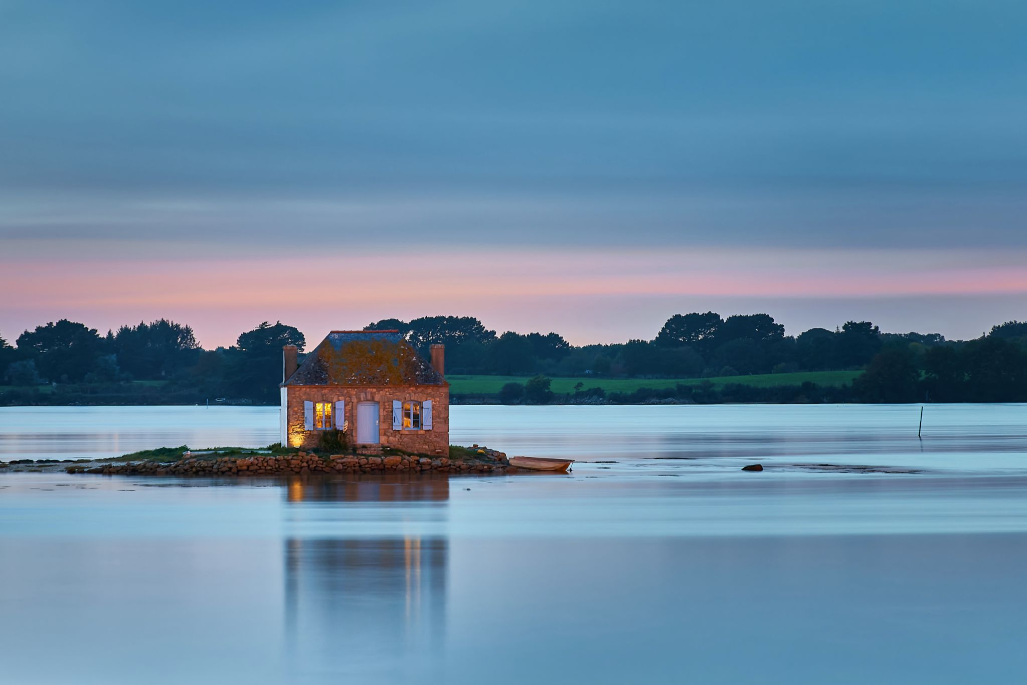 Saint-Cado fisher house, Bretagne, France