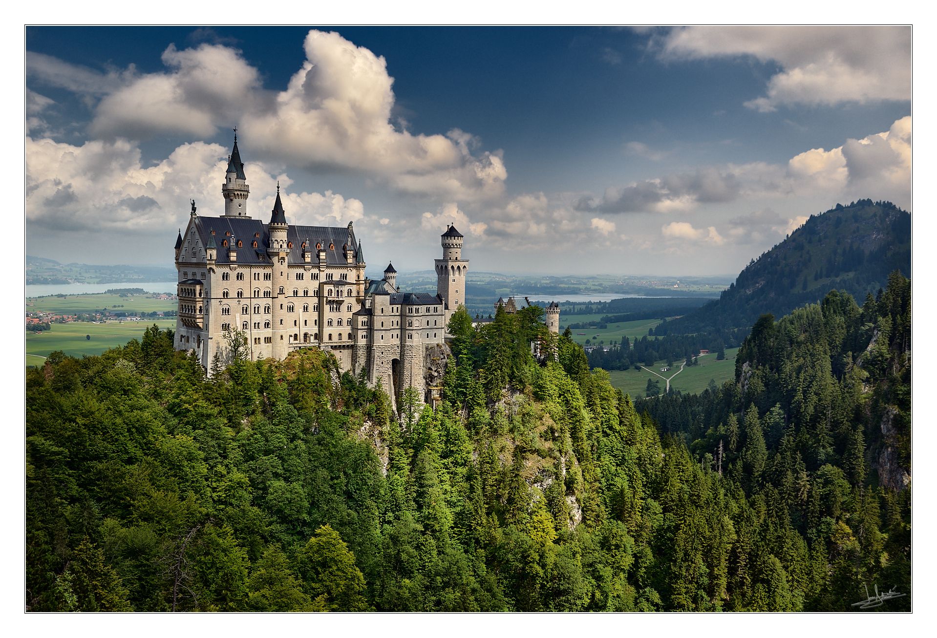 Neuschwanstein Castle from Marienbridge - The classic view, Germany