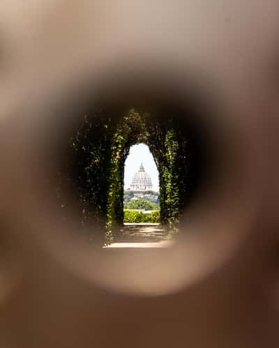 Aventine Keyhole of the Knights of Malta, Rome