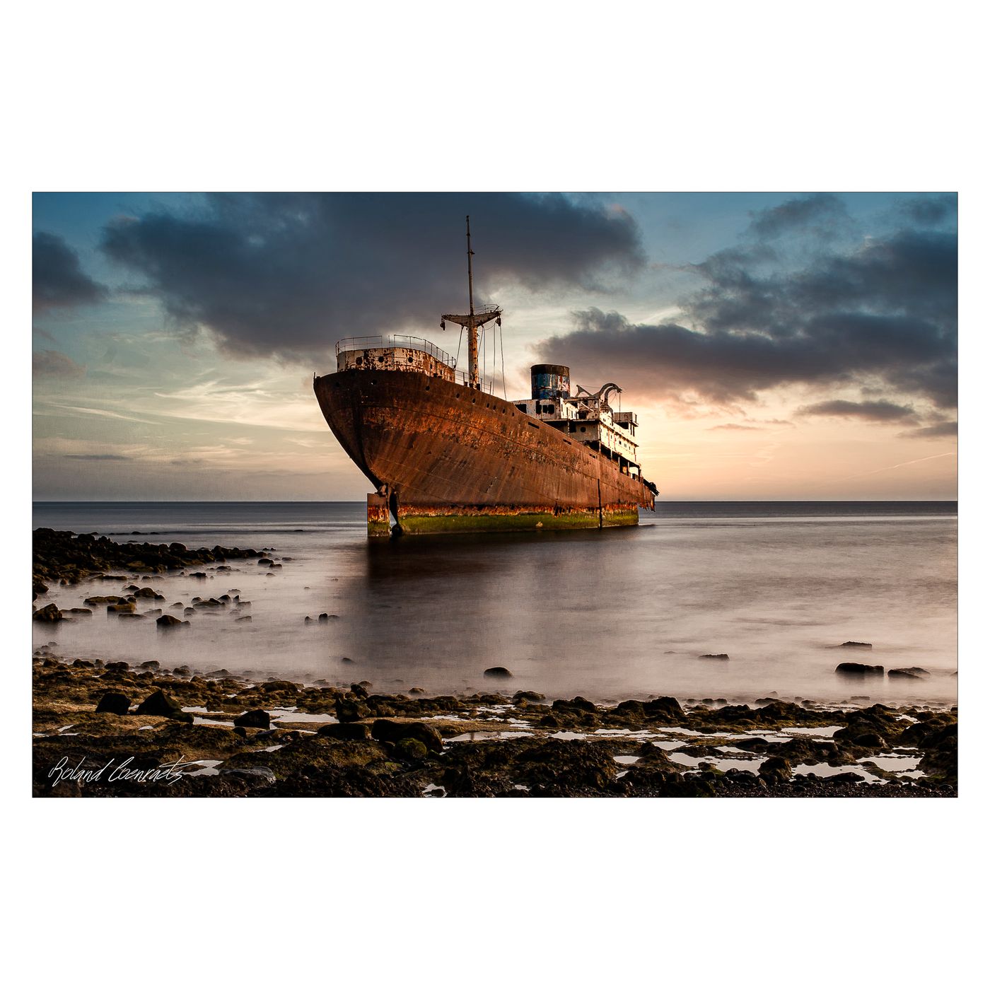 Telamon shipwreck, Arricife,Lanzarote,Spain, Spain