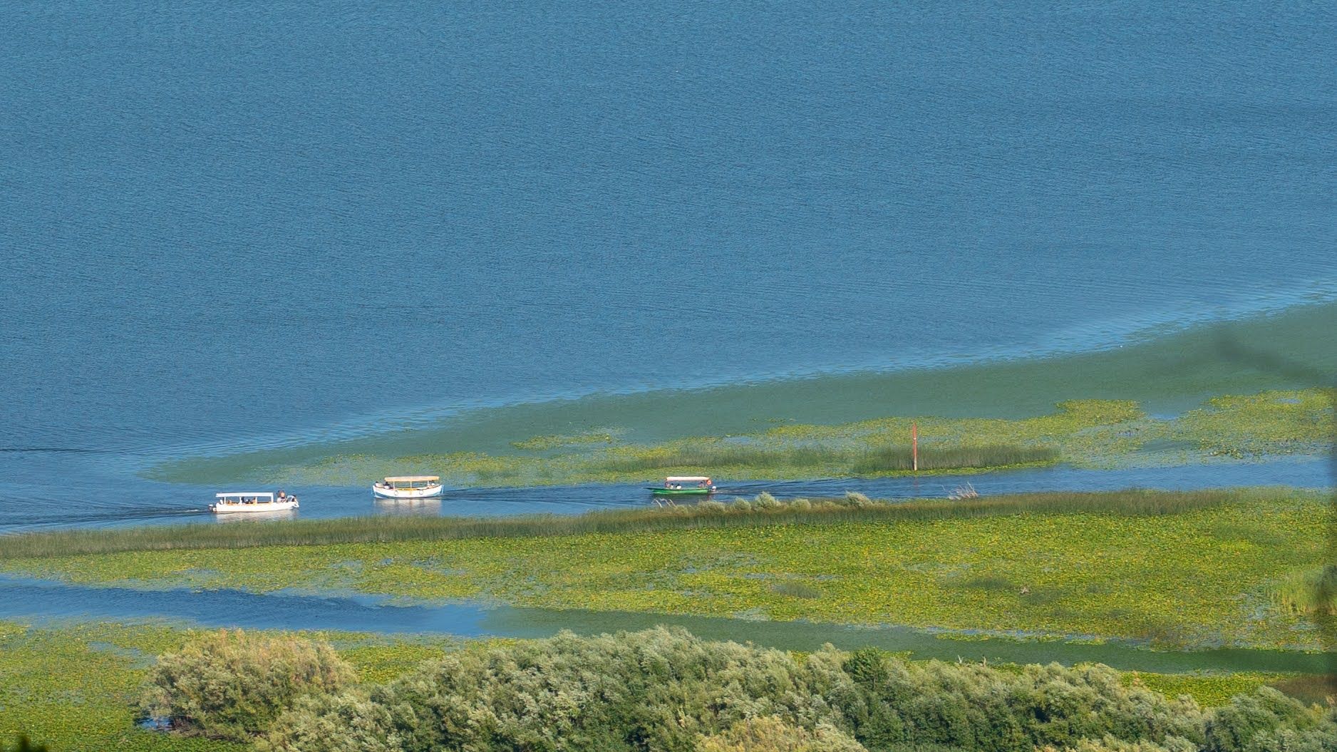 Skadar Lake southeast view, Montenegro