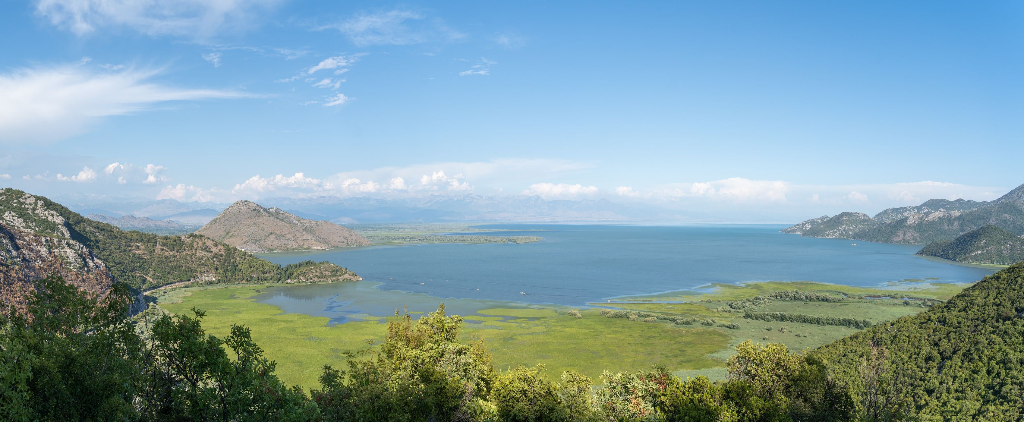 Skadar Lake southeast view, Montenegro