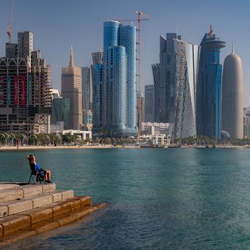 Skyline view, Qatar