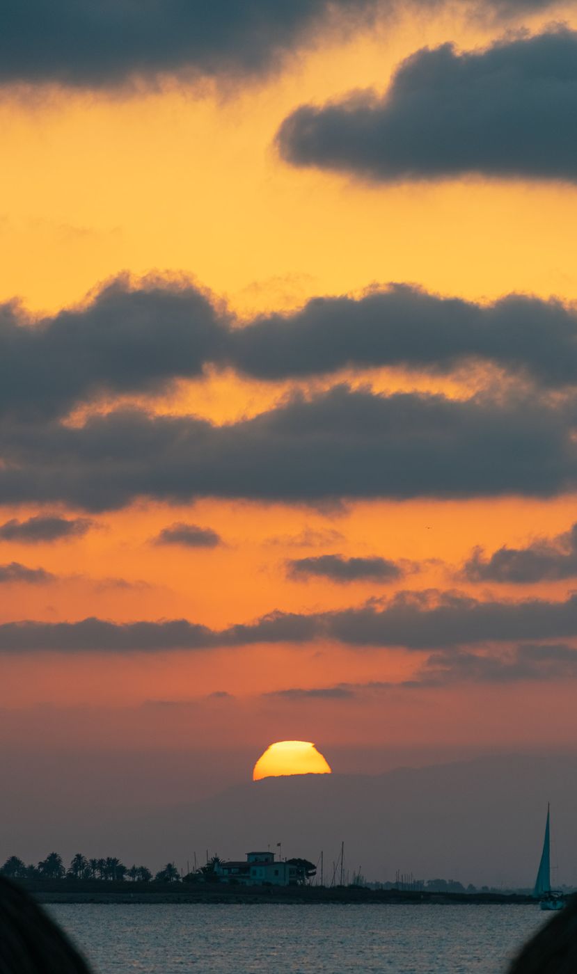 Sunset from playa Paraiso, Spain