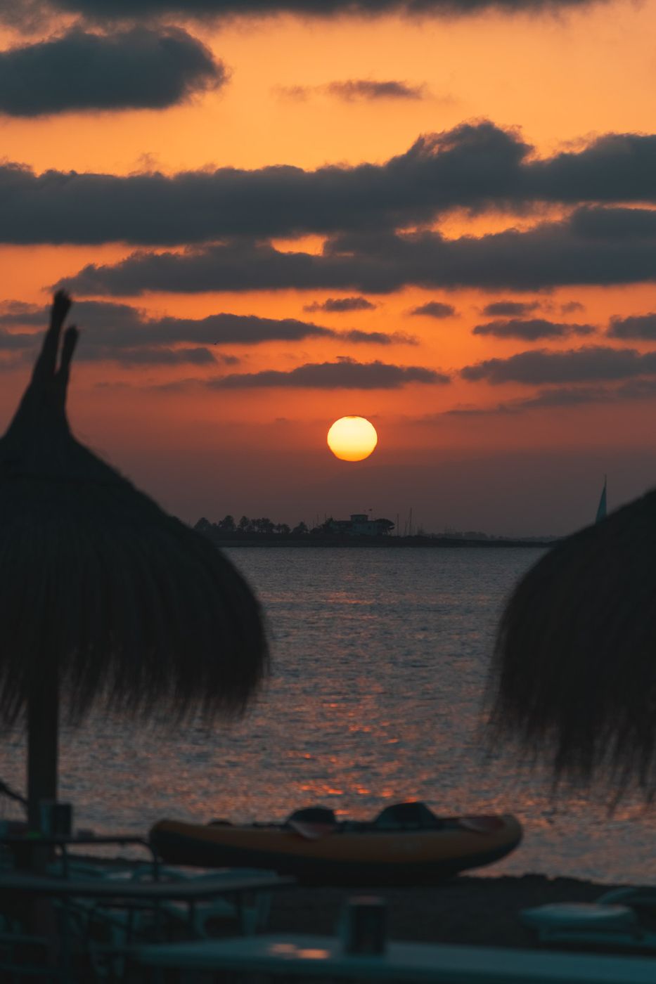 Sunset from playa Paraiso, Spain