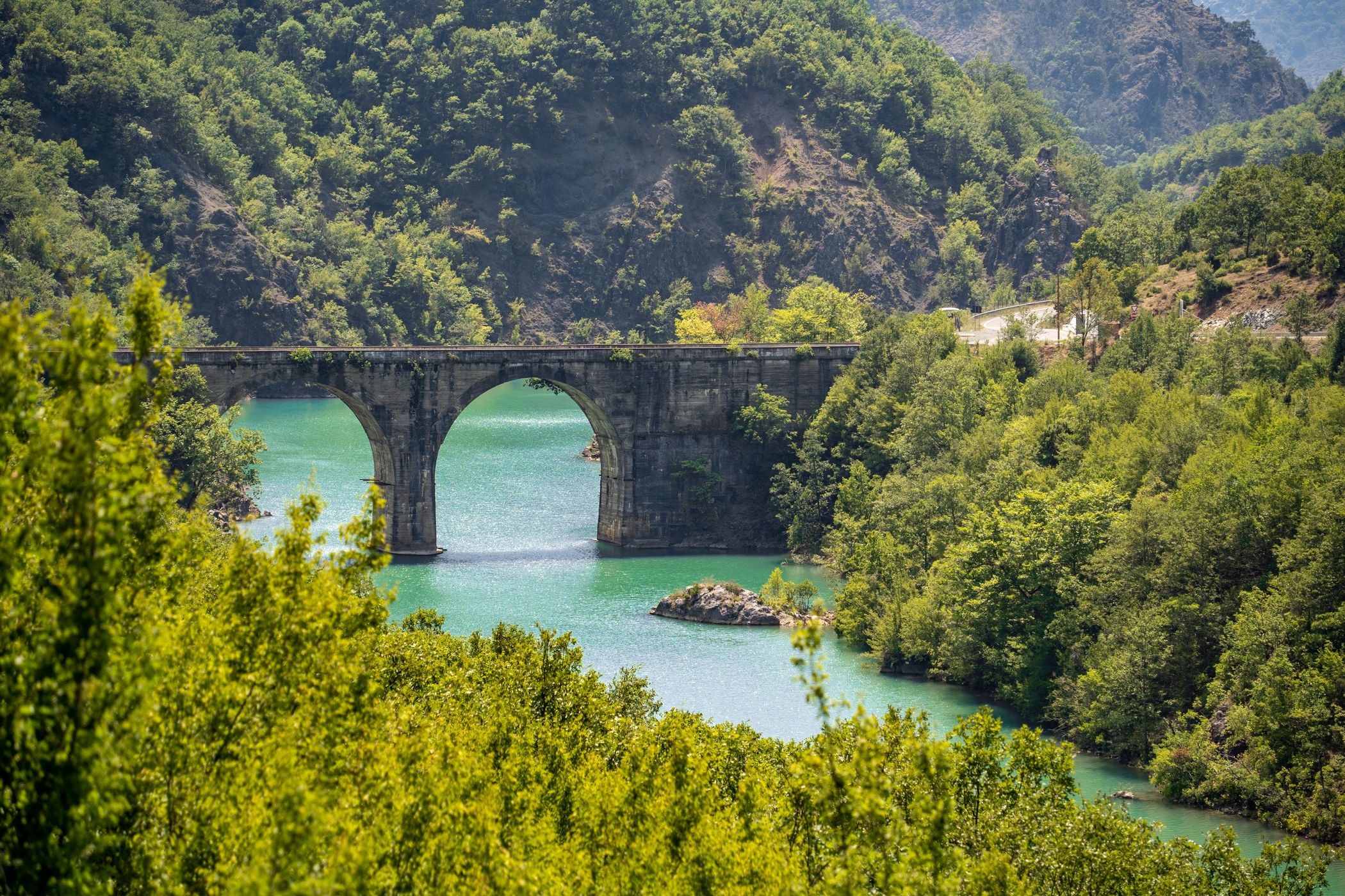 The Ulza bridge, Albania