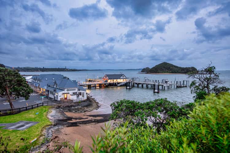 The Wharf, sunrise, Paihia, Northland, North Island