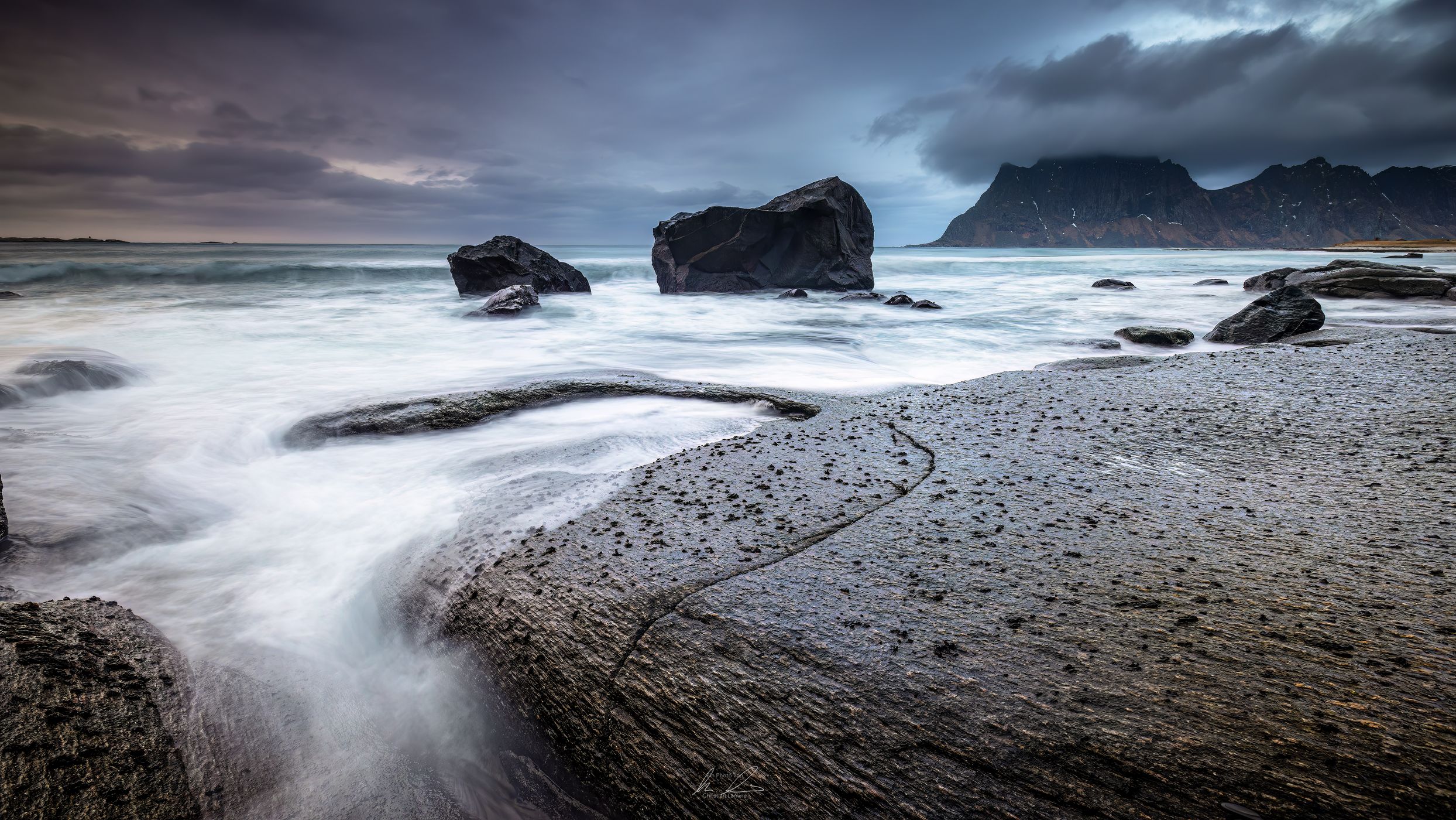 High Tide at Uttakleiv, Norway