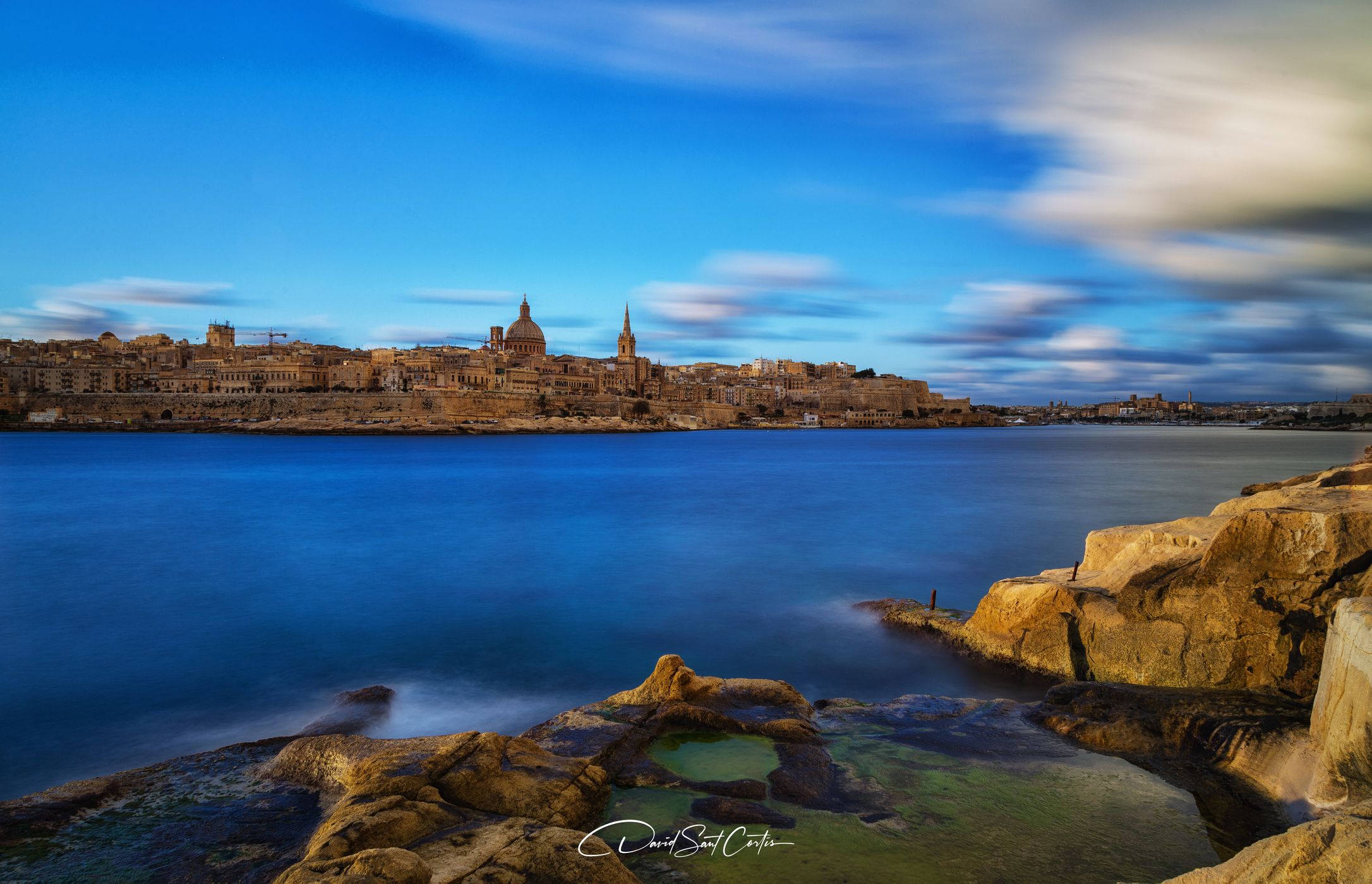 Valletta from Tigné Point, Malta