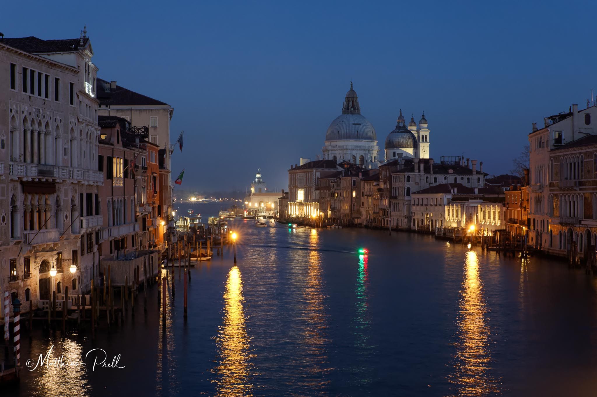 View from Ponte dell'Accademia, Venice, Italy