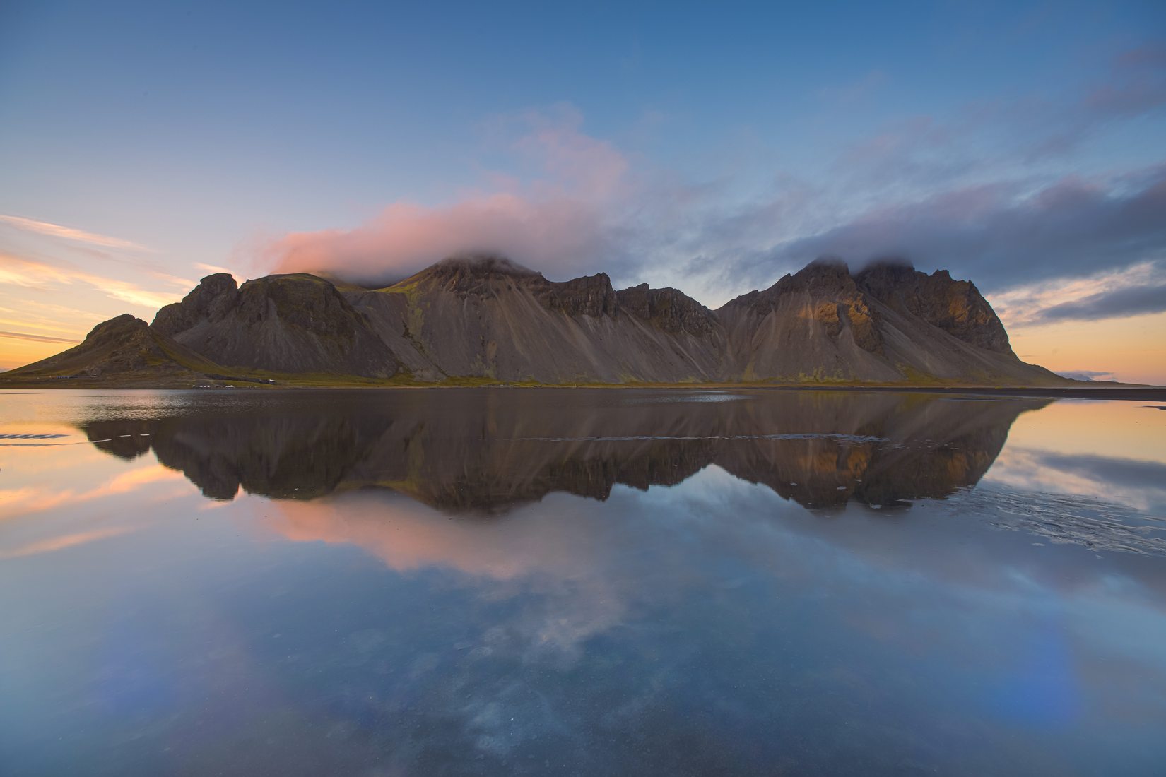 Vestrahorn from the beach, Stokkness, Iceland