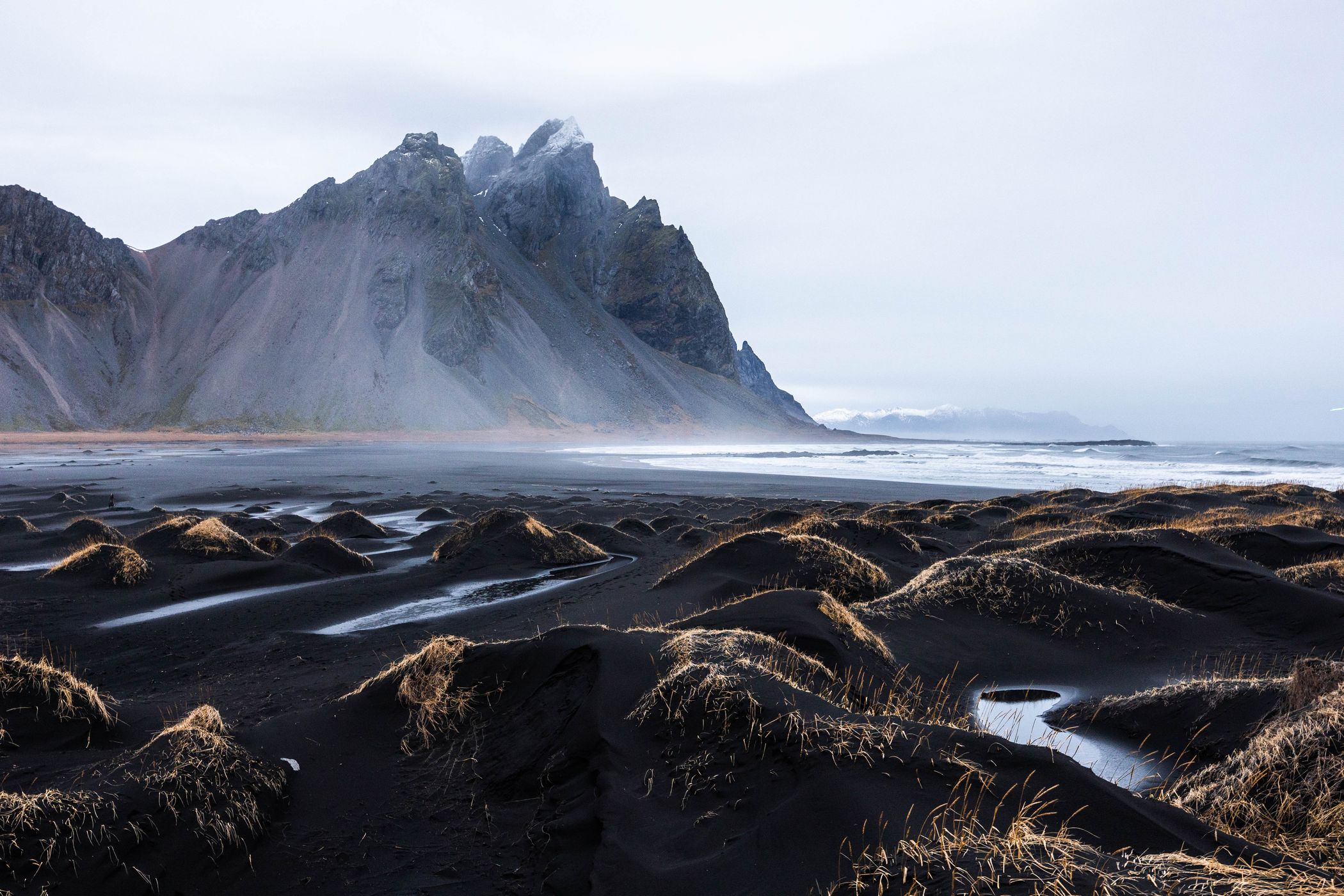 Vestrahorn from the beach, Stokkness, Iceland