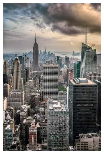 View from “Top of the Rock“, New York City