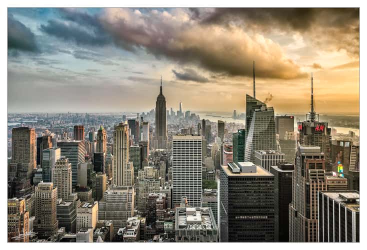 View from “Top of the Rock“, New York City