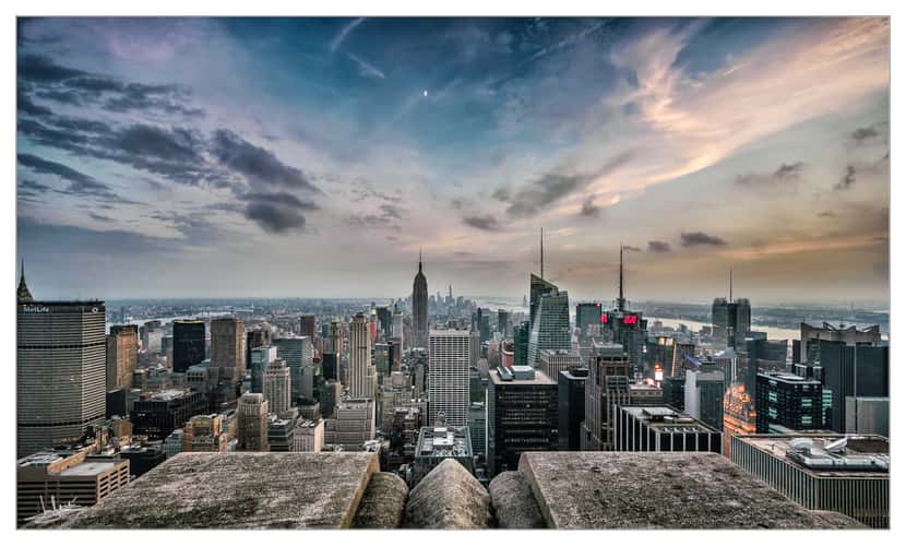 View from “Top of the Rock“, New York City