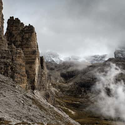 View from Refugio Lavaredo, Italy