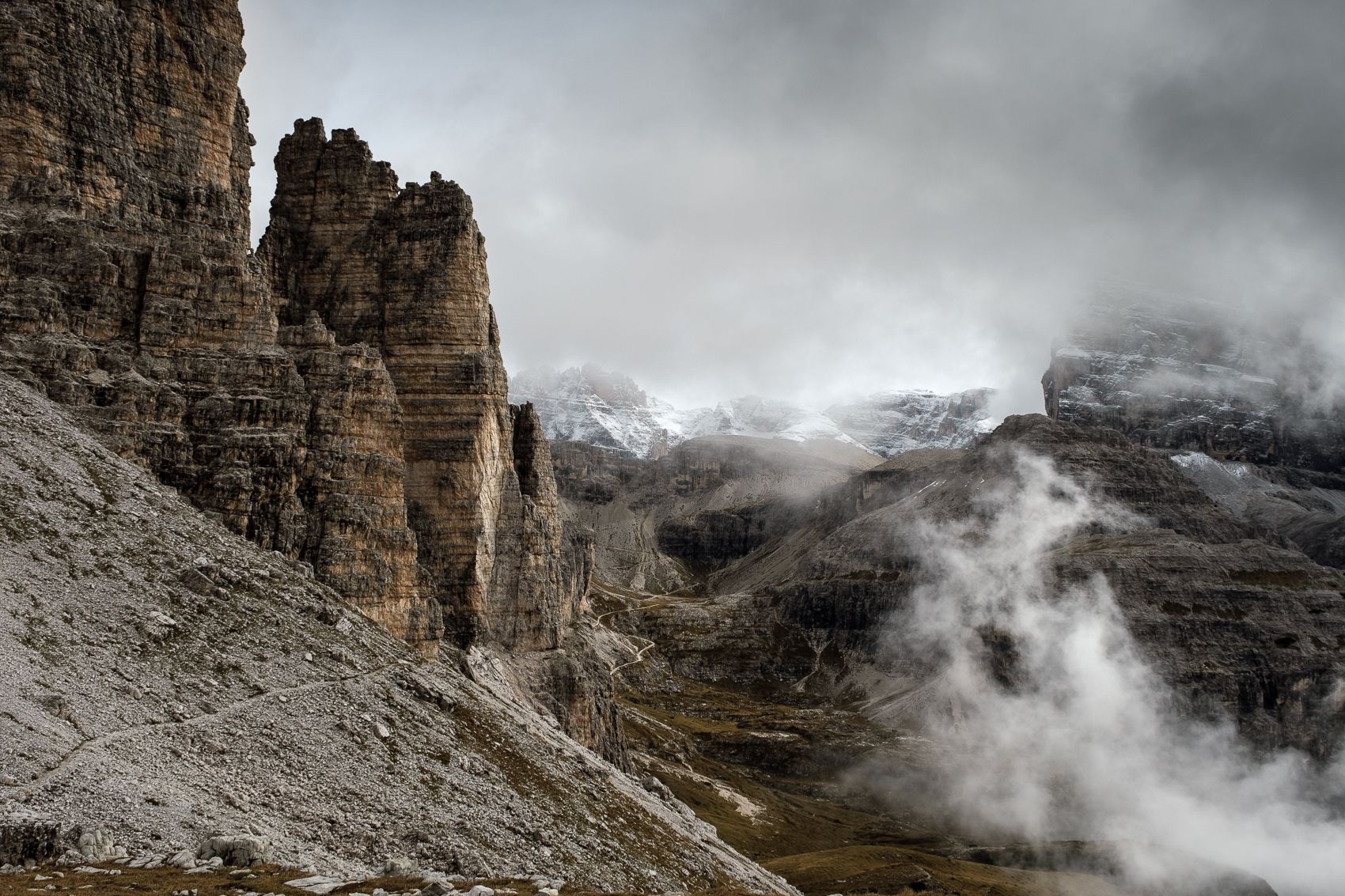 View from Refugio Lavaredo, Italy