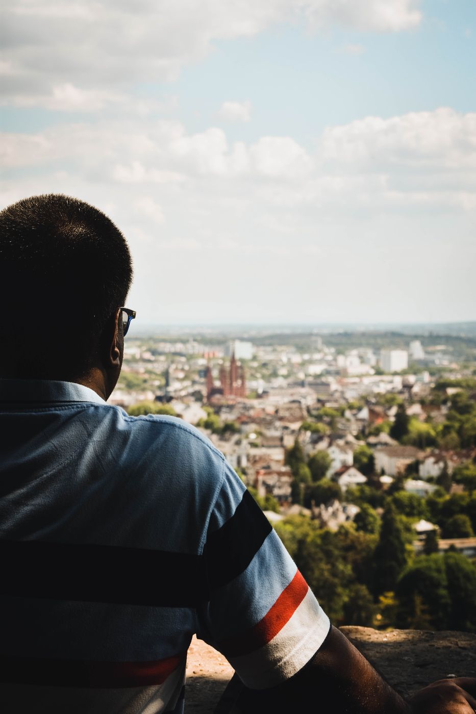 View of Wiesbaden from Neroberg, Germany