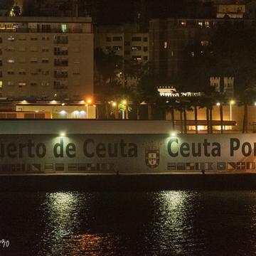 Views to Ceuta's Port, Spain