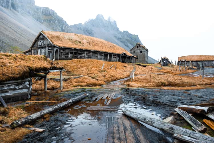 Viking Village Film Set near Stokksnes