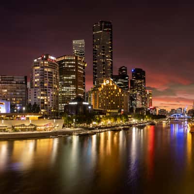 Yarra River Melbourne Cityscape, Australia