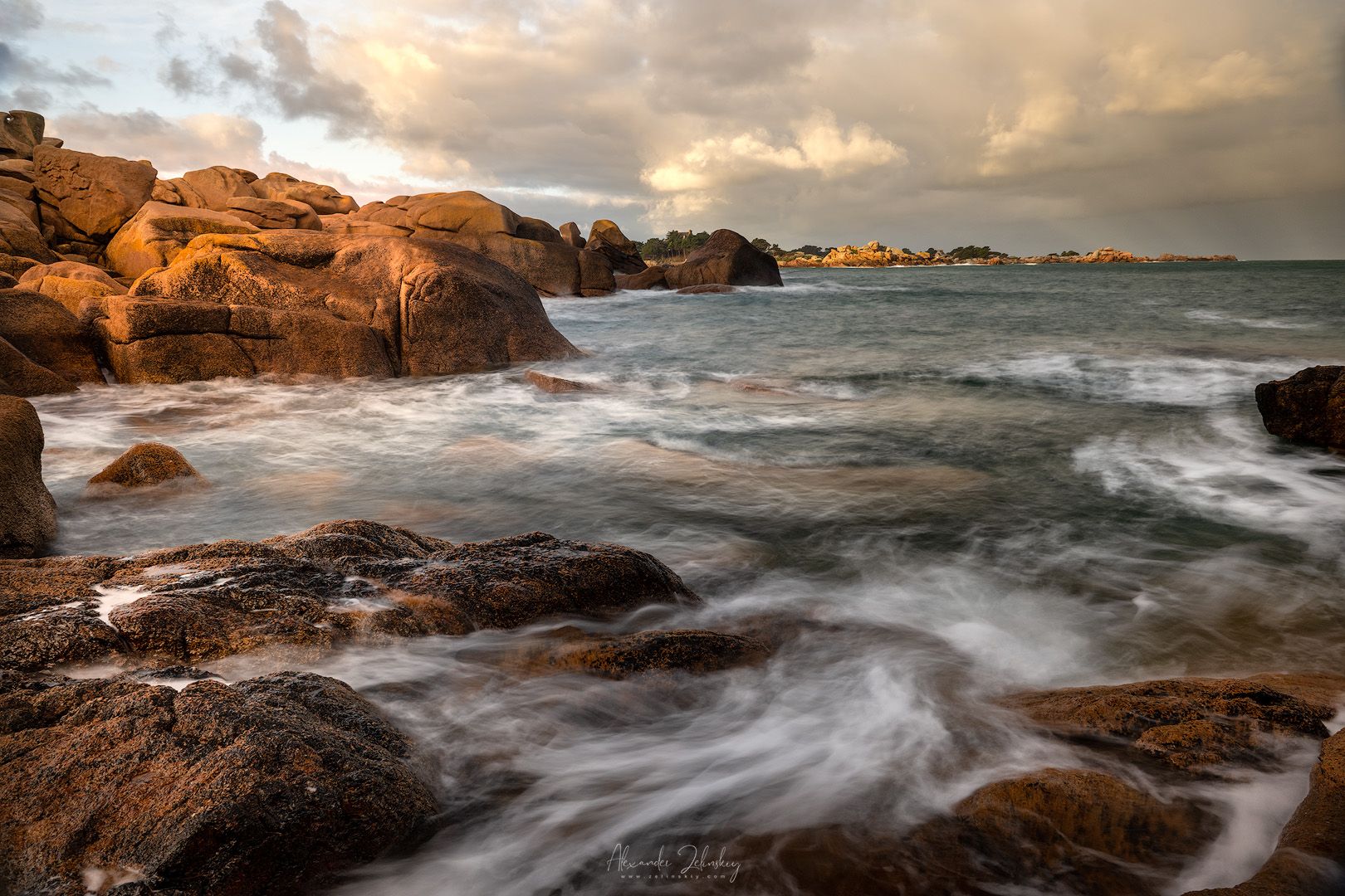 Ploumanach Red Granite Coast, France