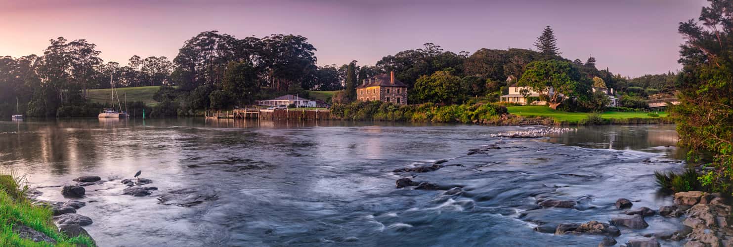Across the river The Stone Store, Kerikeri, North Island