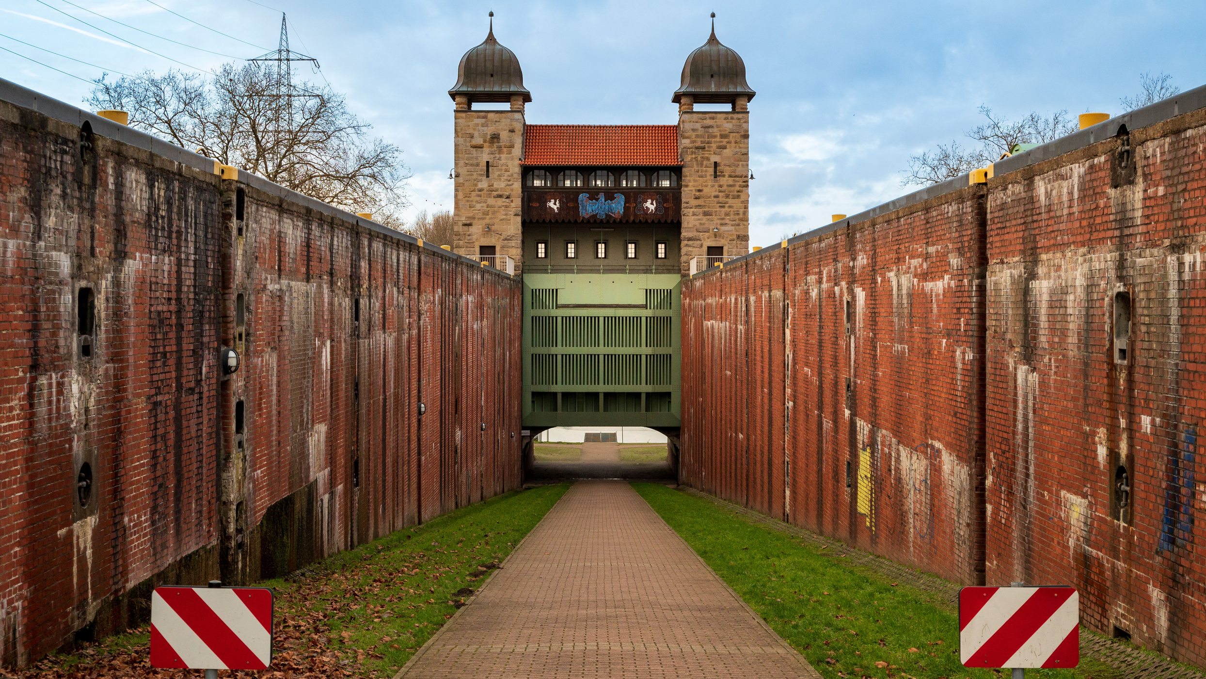 Fabelhafte Schleuse Am Rhein Fotos