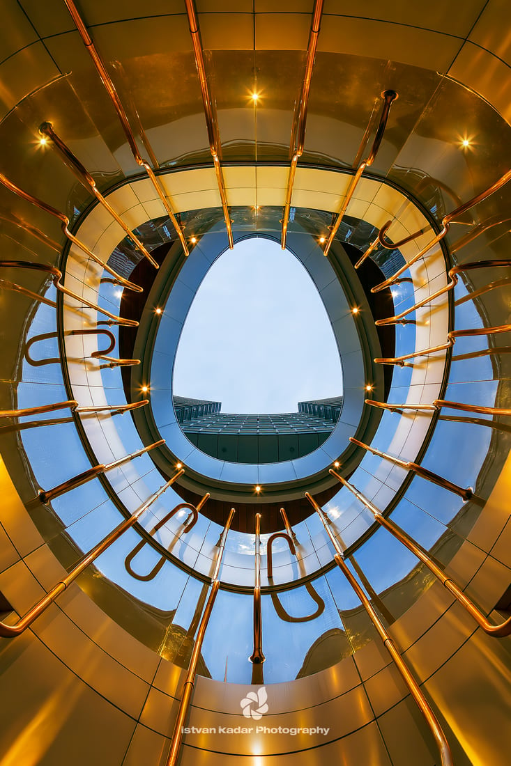 'Art Hole' at Piazza Gae Aulenti, Italy