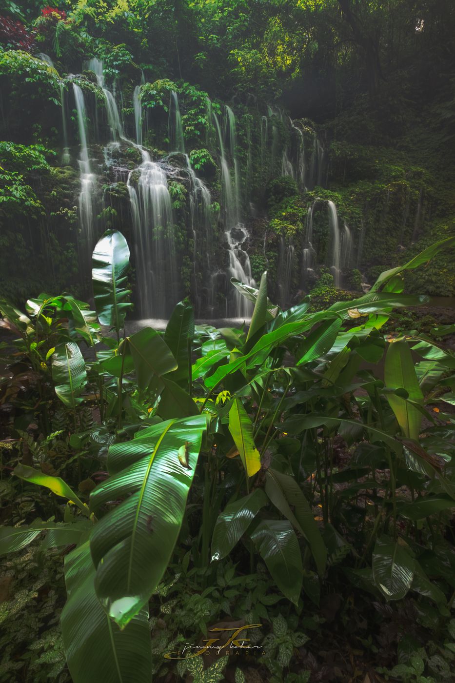 Banyu Wana Amertha Waterfall, Indonesia