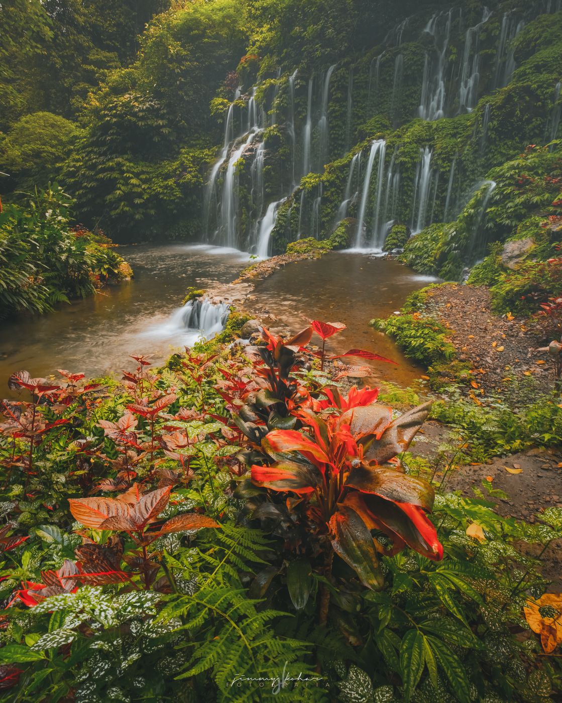 Banyu Wana Amertha Waterfall, Indonesia