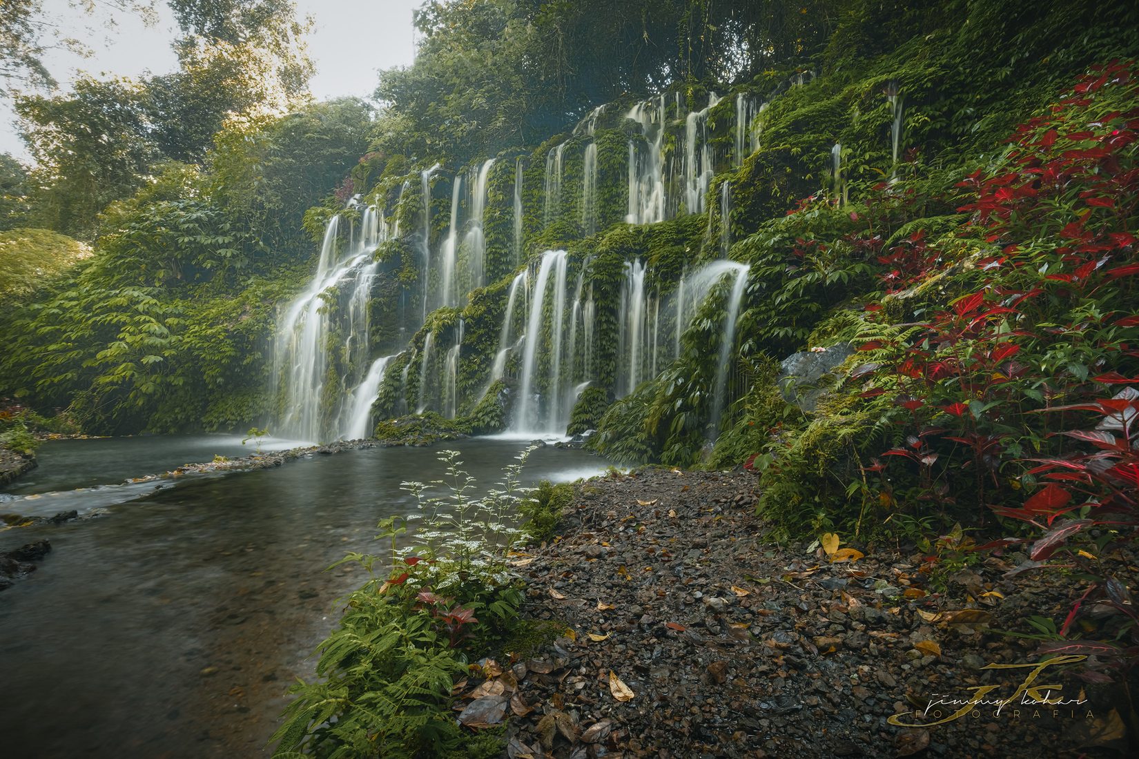 Banyu Wana Amertha Waterfall, Indonesia