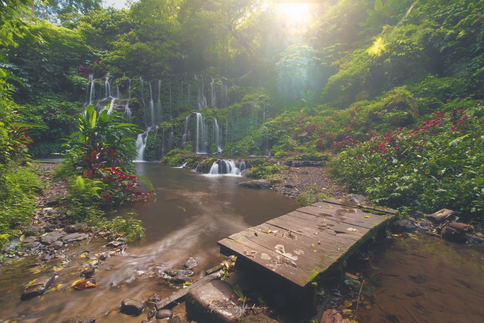 Banyu Wana Amertha Waterfall, Indonesia
