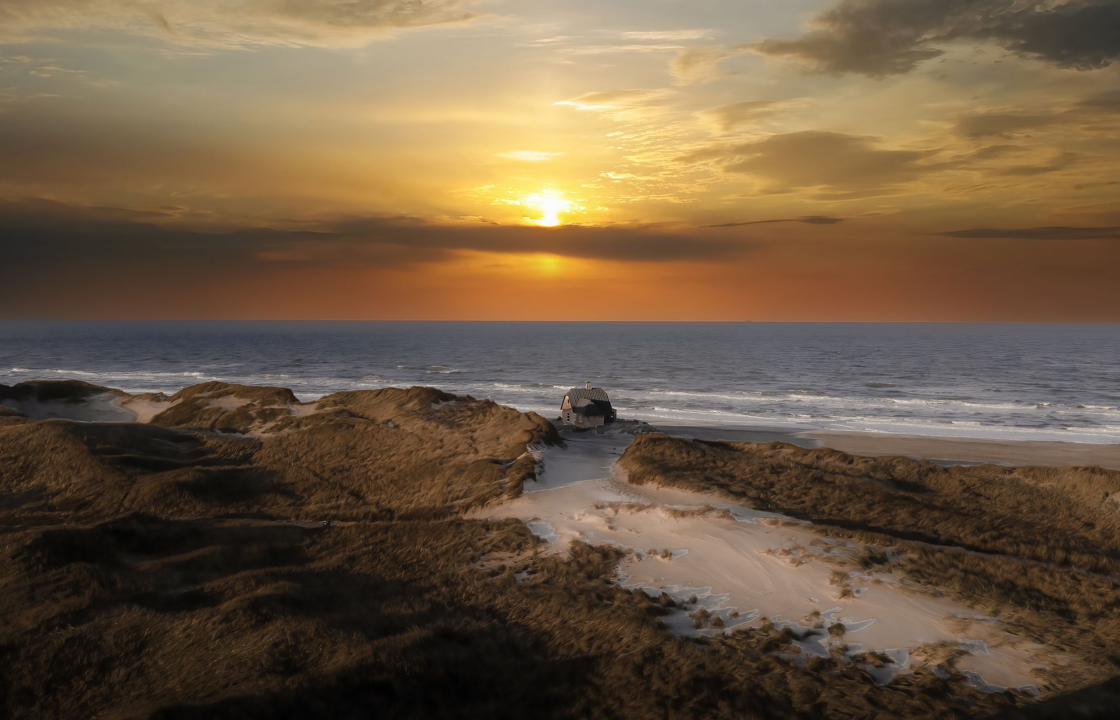 Beach at Gl. Skagen, Denmark