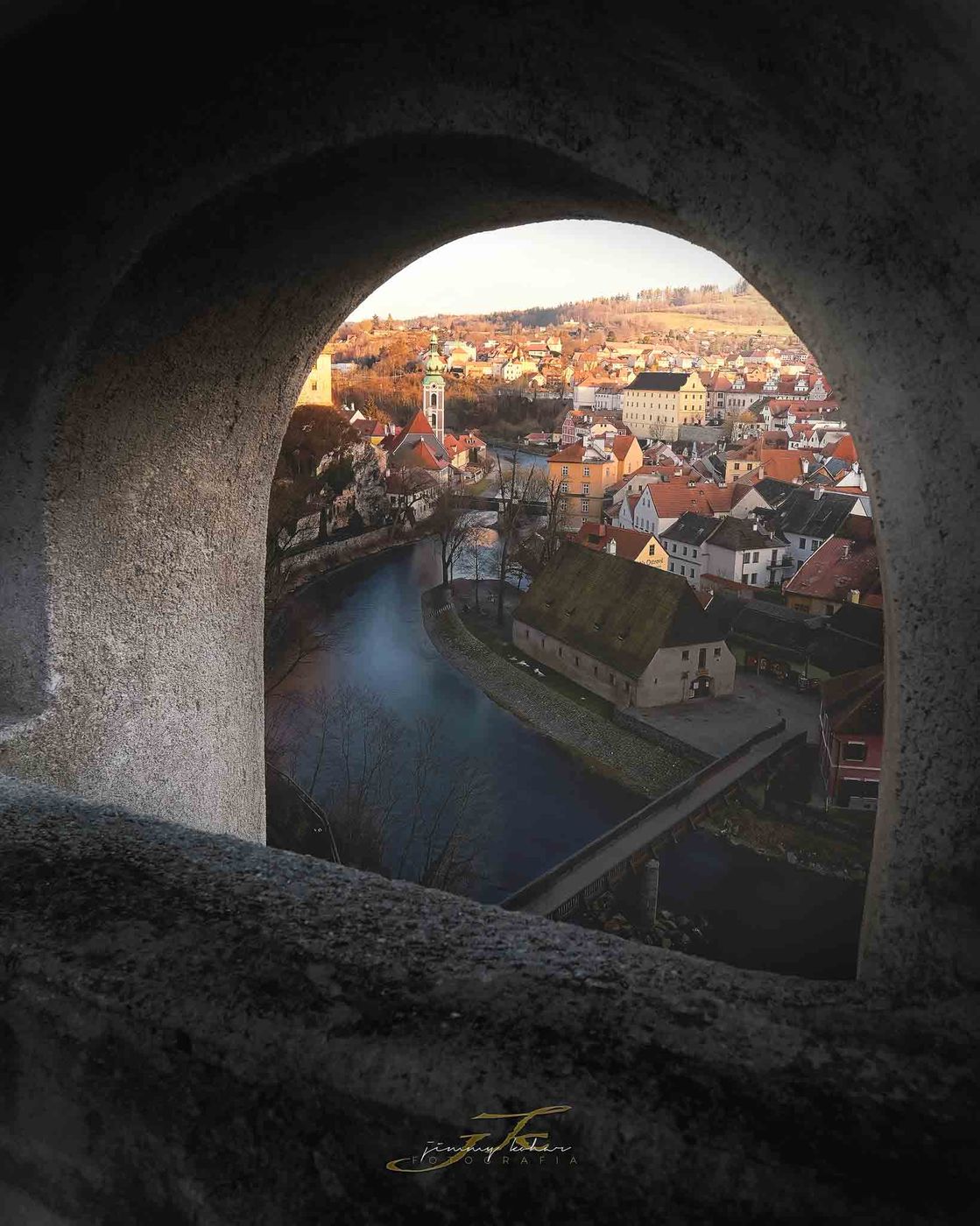 Beautiful Cesky Krumlov, Czech Republic