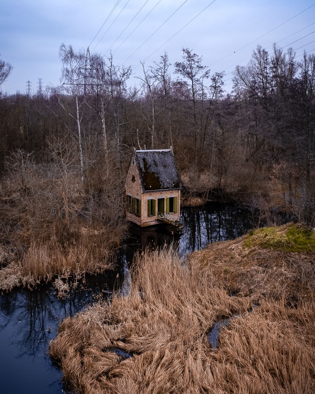 Carp house [Drone], Belgium