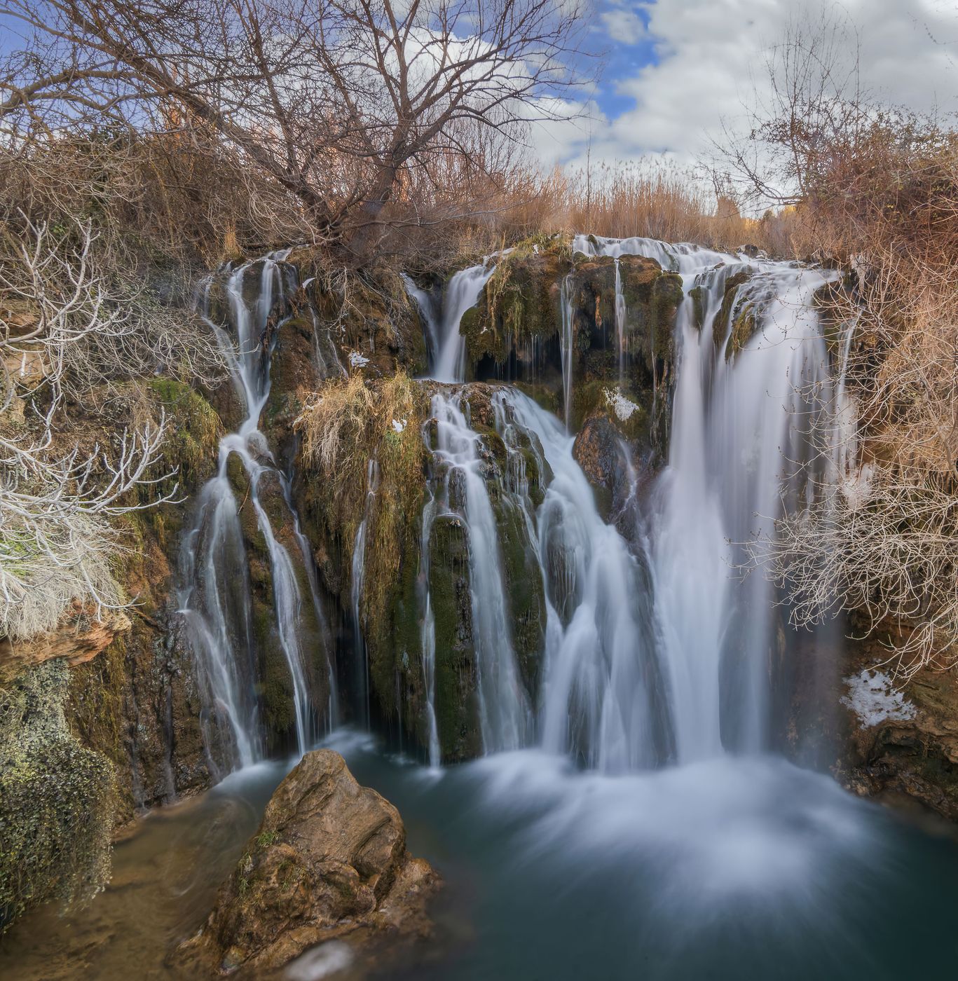 Waterfall 'Pozo Redondo' of Calmarza, Spain