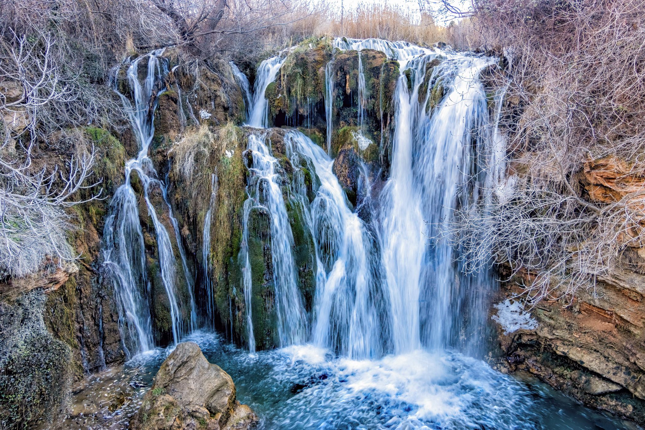 Waterfall 'Pozo Redondo' of Calmarza, Spain